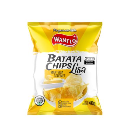 Batata Lisa Pão com Manteiga na Chapa 40g